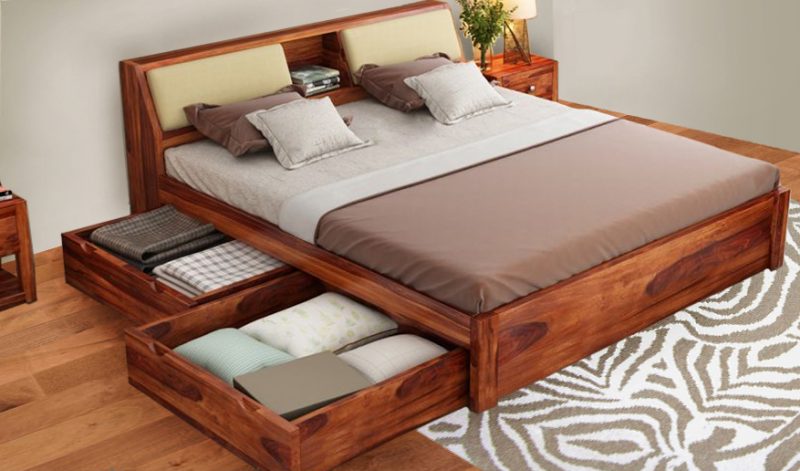 Woodway Bed with Storage - Image 4