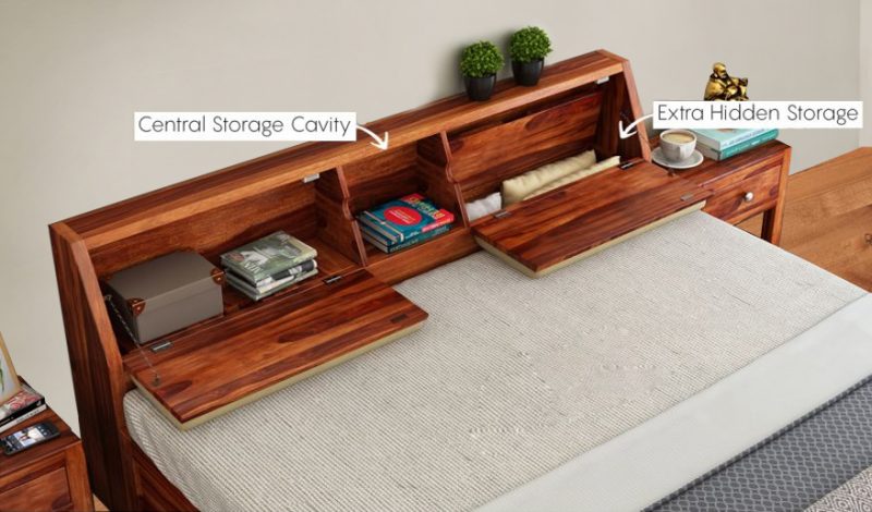 Woodway Bed with Storage - Image 3