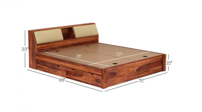 Woodway Bed with Storage - Image 6