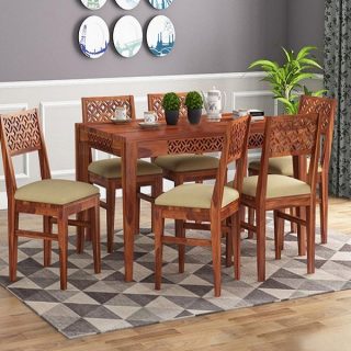 Camry 6 Seater Cushioned Dining Set