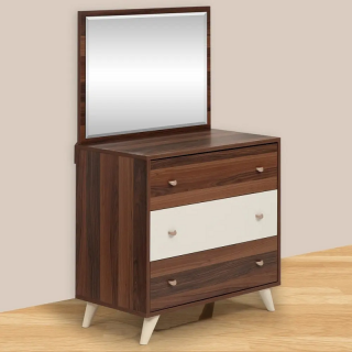 Corrado Engineerwood Dresser Mirror - Walnut