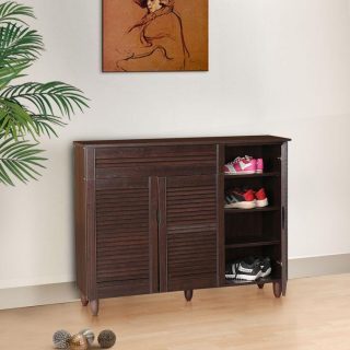 Elan Shoe Rack in Wenge Colour