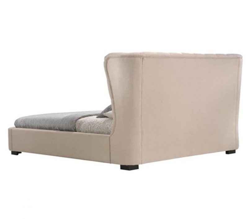 Pisa Upholstered Fabric Double Bed with Storage - Image 3