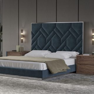 Raza Upholstered Double Bed