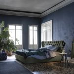 Selene Storage bed with tufted headboard