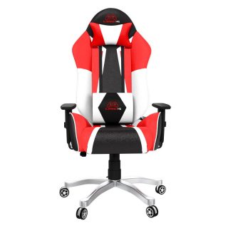 Strategist Gaming Chair (White, Black & Red)