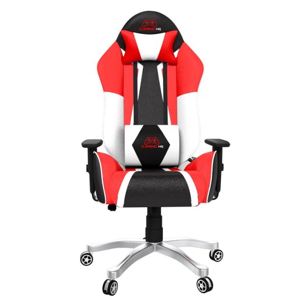 Strategist Gaming Chair (White, Black & Red)